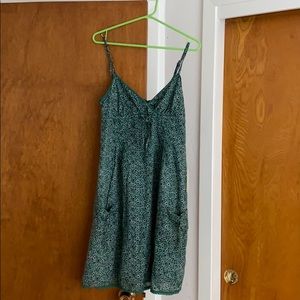 Green summer dress